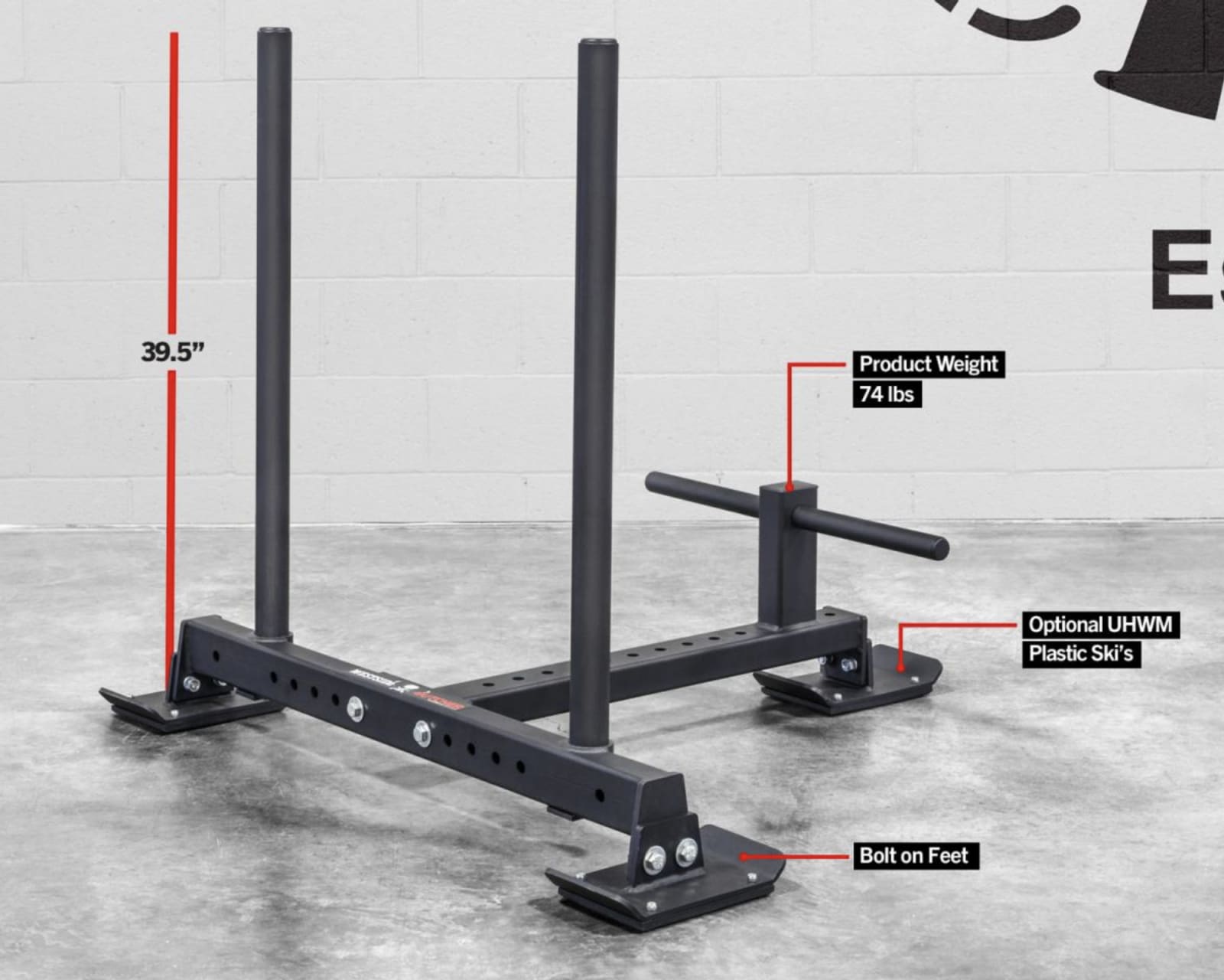 The Rogue Butcher Heavy Duty Push Sled Made in USA Rogue Fitness